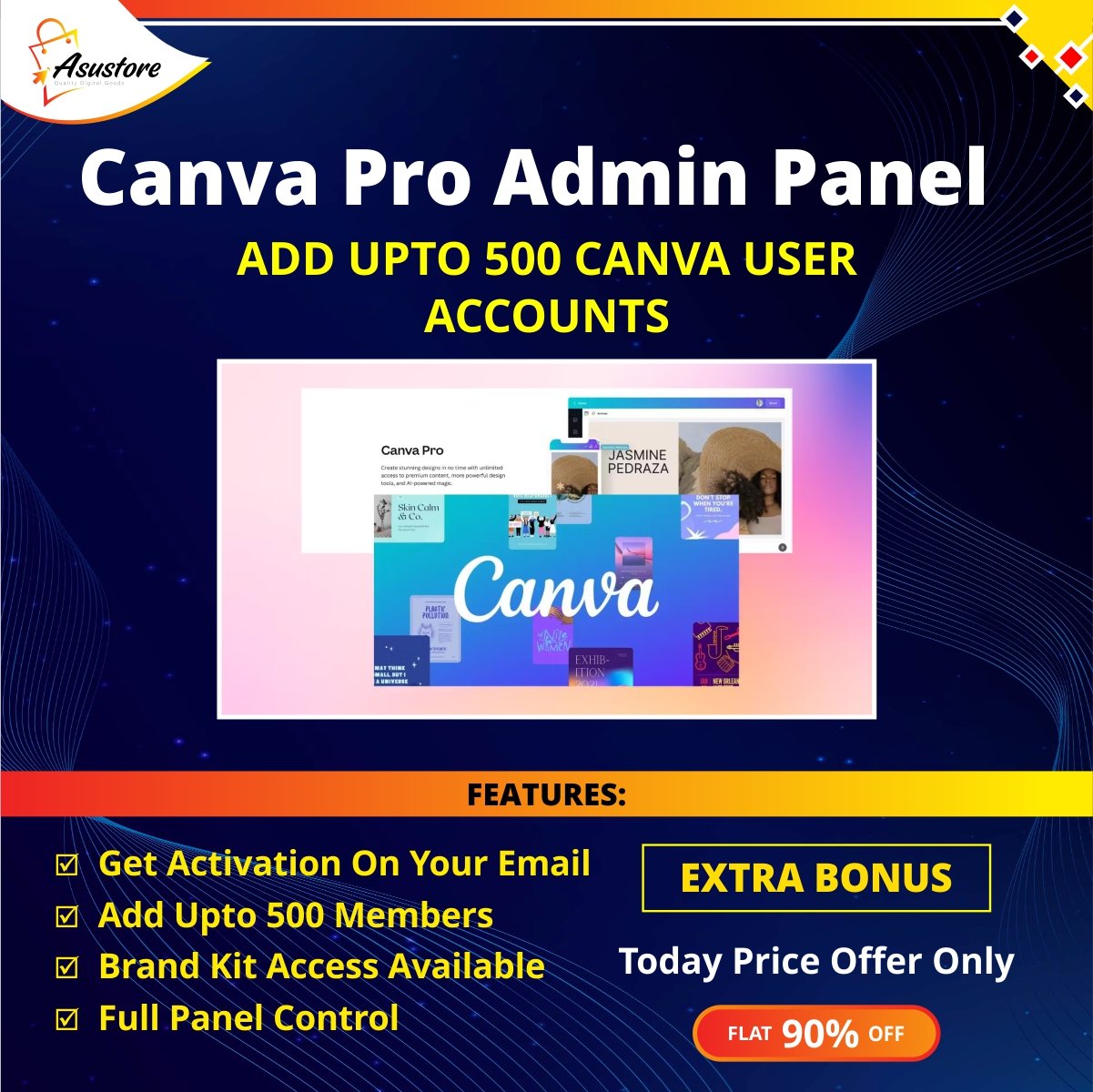 Canva Pro Admin Panel